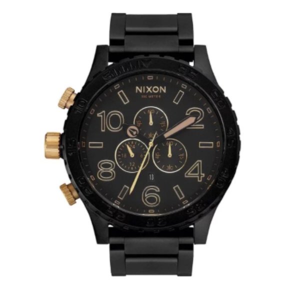 Nixon Other - SOLD NIXON 51-30 Matte Black/Gold Men’s Watch